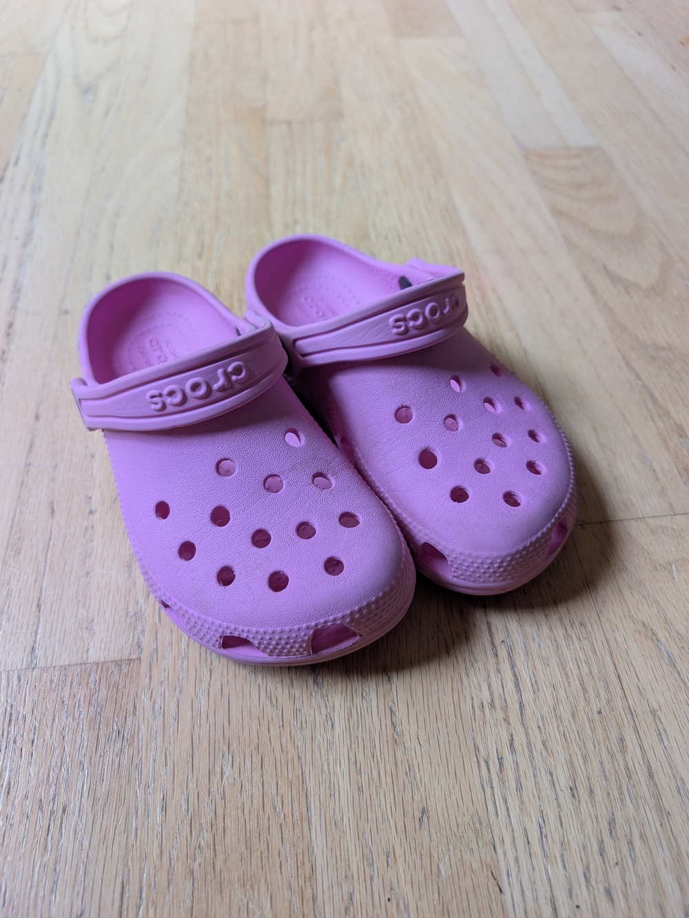 CROCS Kids Lightweight Pink Slip-On Clog